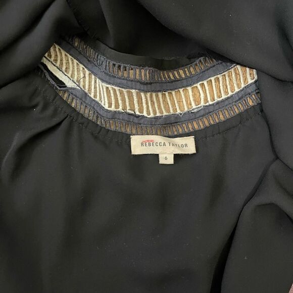 Metallic Floral Fil Coupe Peplum Tank, Black/Camellia - Picture 11 of 14